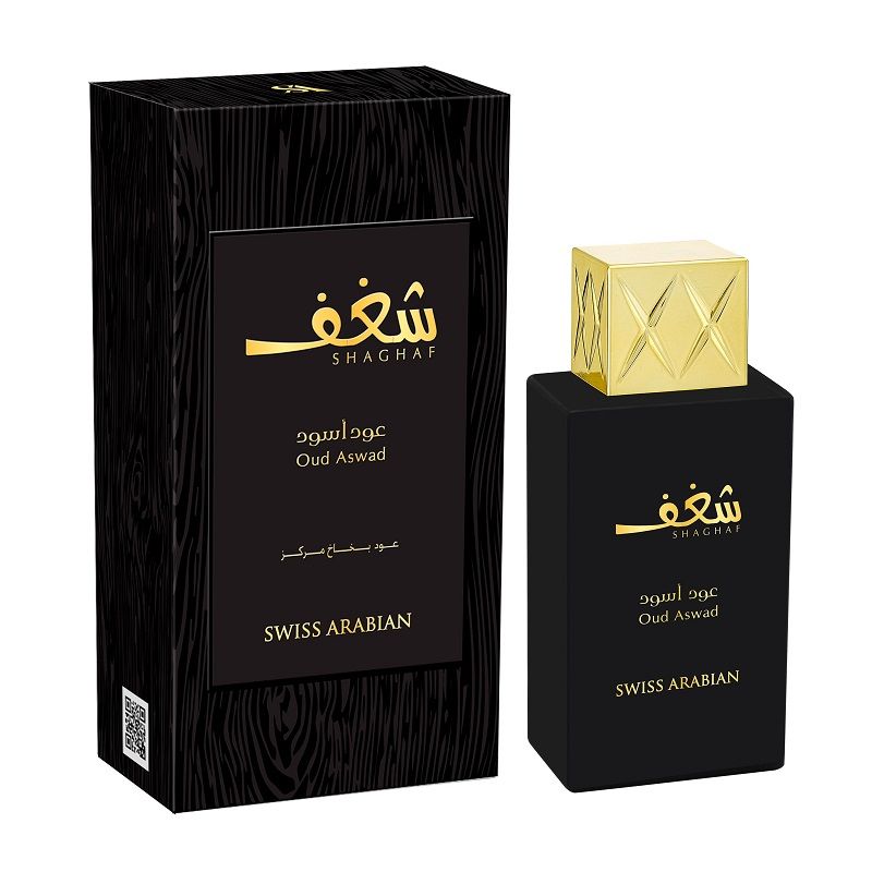 Premium Perfume Shop in Kerala Swiss Arabian Shaghaf Oud Aswad 75ml EDP - Image 2